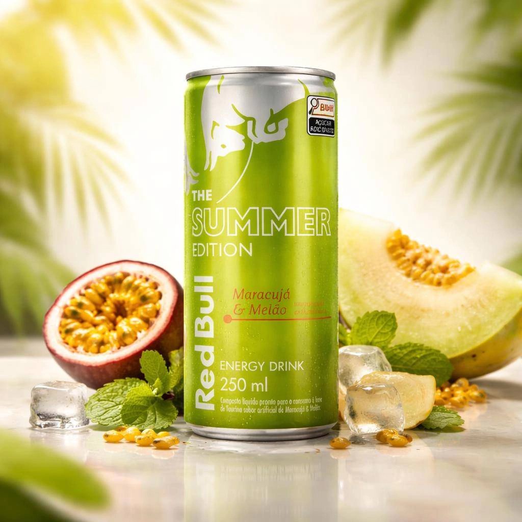 RED BULL SUMMER MARACUJA E MELAO LATA 250ML