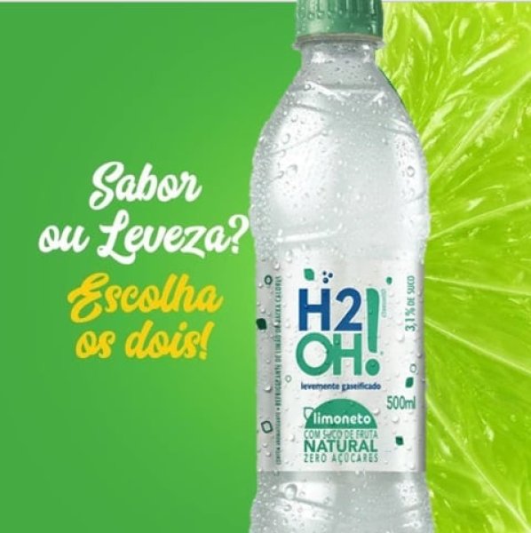 H2OH LIMAO C/GAS PET 500ML