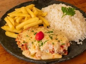 Filé de Pintado à Parmegiana