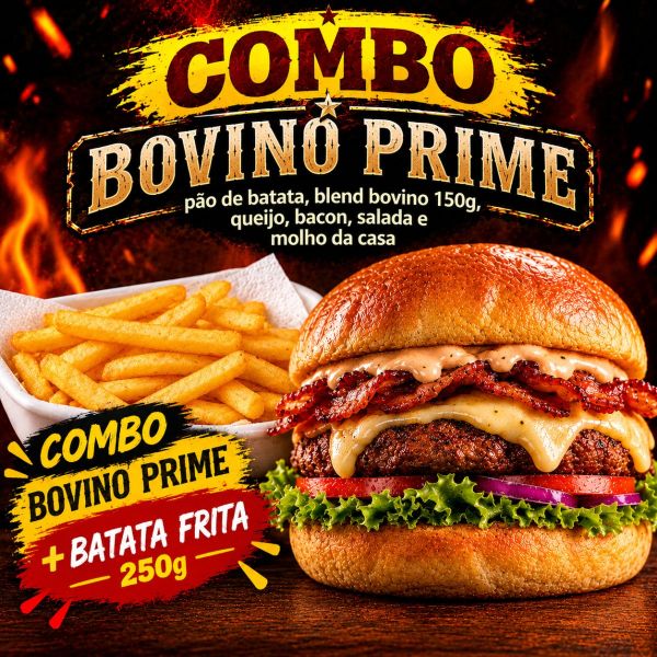 Bovino Prime com Fritas